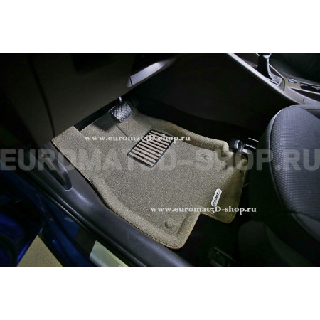 Текстильные 3D коврики Euromat3D Lux в салон для Skoda Octavia A7 (2013-2020) № EM3D-004507T Бежевые Текстильные 3D коврики Euromat3D Lux в салон для Skoda Octavia A7 (2013-2020) № EM3D-004507T Бежевые