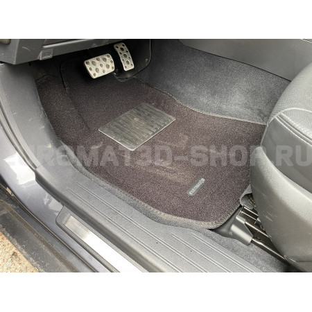 Текстильные 3D коврики Euromat3D Lux в салон для Subaru Legacy (2010-) № EM3D-004704