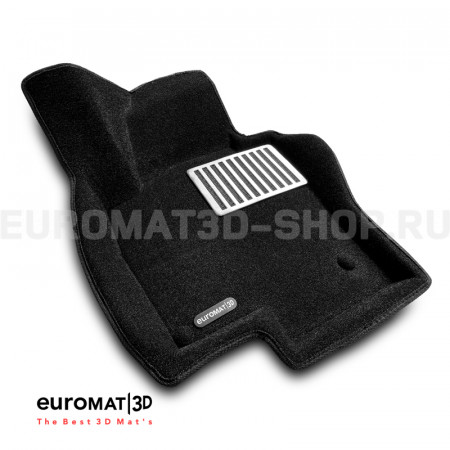 Текстильные 3D коврики Euromat3D Lux в салон для Volkswagen Jetta (2010-2018) № EM3D-005414