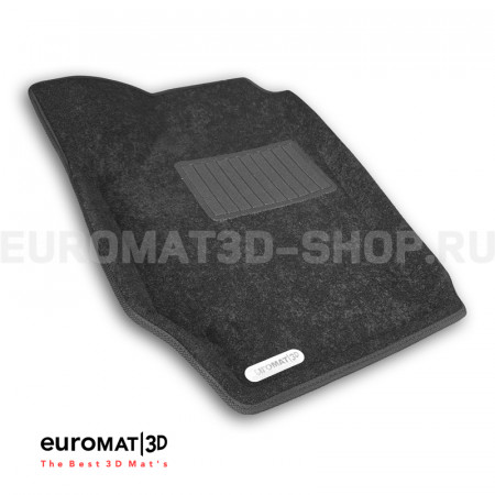 Текстильные 3D коврики Euromat3D Business в салон для Skoda Fabia (2007-) № EMC3D-004500