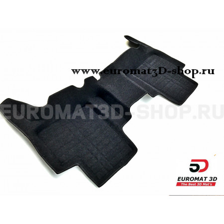 Текстильные 5D коврики с высоким бортом Euromat3D в салон для Mercedes ML-Class (W164) (2005-2011) № EM5D-003501