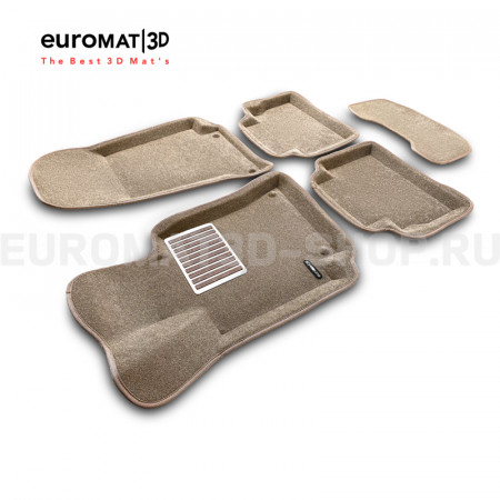 Текстильные 3D коврики Euromat3D Lux в салон для Mercedes CLS-Class (C257) (2018-) № EM3D-003519T Бежевые Текстильные 3D коврики Euromat3D Lux в салон для Mercedes CLS-Class (C257) (2018-) № EM3D-003519T Бежевые