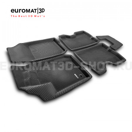 3D коврики Euromat3D EVA в салон для Renault Kaptur (2016-) № EM3DEVA-004206