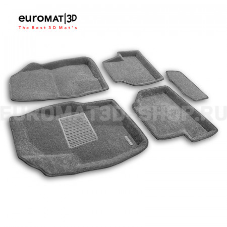 Текстильные 3D коврики Euromat3D Business в салон для Ford Focus 2 (2005-2011) № EMC3D-002214G Серые Текстильные 3D коврики Euromat3D Business в салон для Ford Focus 2 (2005-2011) № EMC3D-002214G Серые
