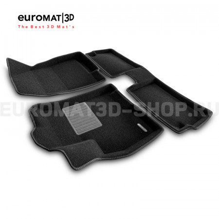 Текстильные 3D коврики Euromat3D Premium в салон для Chery Tiggo 7 PRO (2019-) № EMPR3D-001421