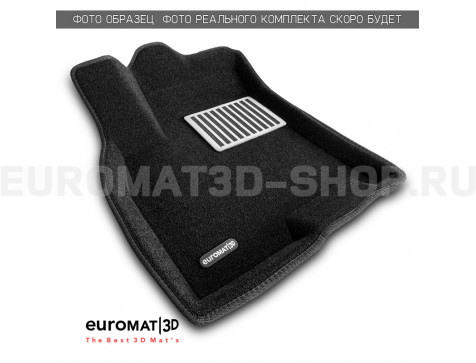 Текстильные 3D коврики Euromat3D Lux в салон для Jetta VA3 (2019-) № EM3D-005450