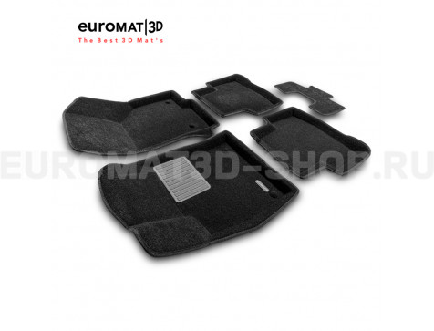 Текстильные 3D коврики Euromat3D Business в салон для Cupra Ateca (2018-) № EMC3D-004501