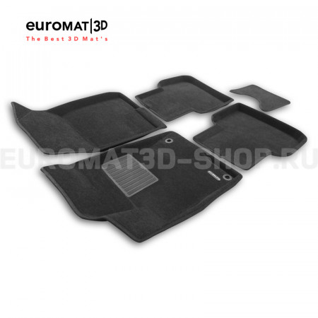 Текстильные 3D коврики Euromat3D Business в салон для Honda Civic XI (2021-) № EMC3D-002608